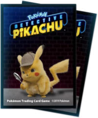 Ultra Pro Standard Size Pokemon Sleeves - Detective Pikachu - 65ct